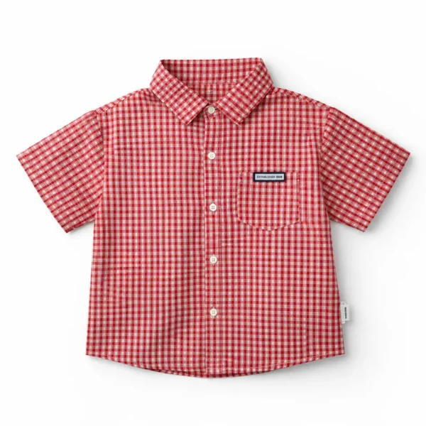 Red Casual 3-Piece Summer Outfit - Imported - 1 TO 5Y red shirt