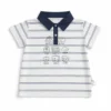 Striped Polo Shirt & Navy Shorts for Summer - 1 TO 5Y pair shirt