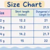 T-Shirt & Denim Dungaree Shorts Outfit Set (Imported) - 1 to 5Y size-chart size guide