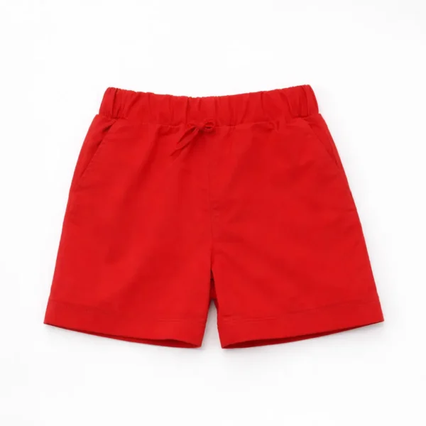 Toddler Boys Nautical Striped T-Shirt & Red Shorts - Imported nickers