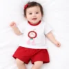 Toddler Boys Rabbit Graphic T-Shirt & Shorts Set - 0 TO 18M how it looks
