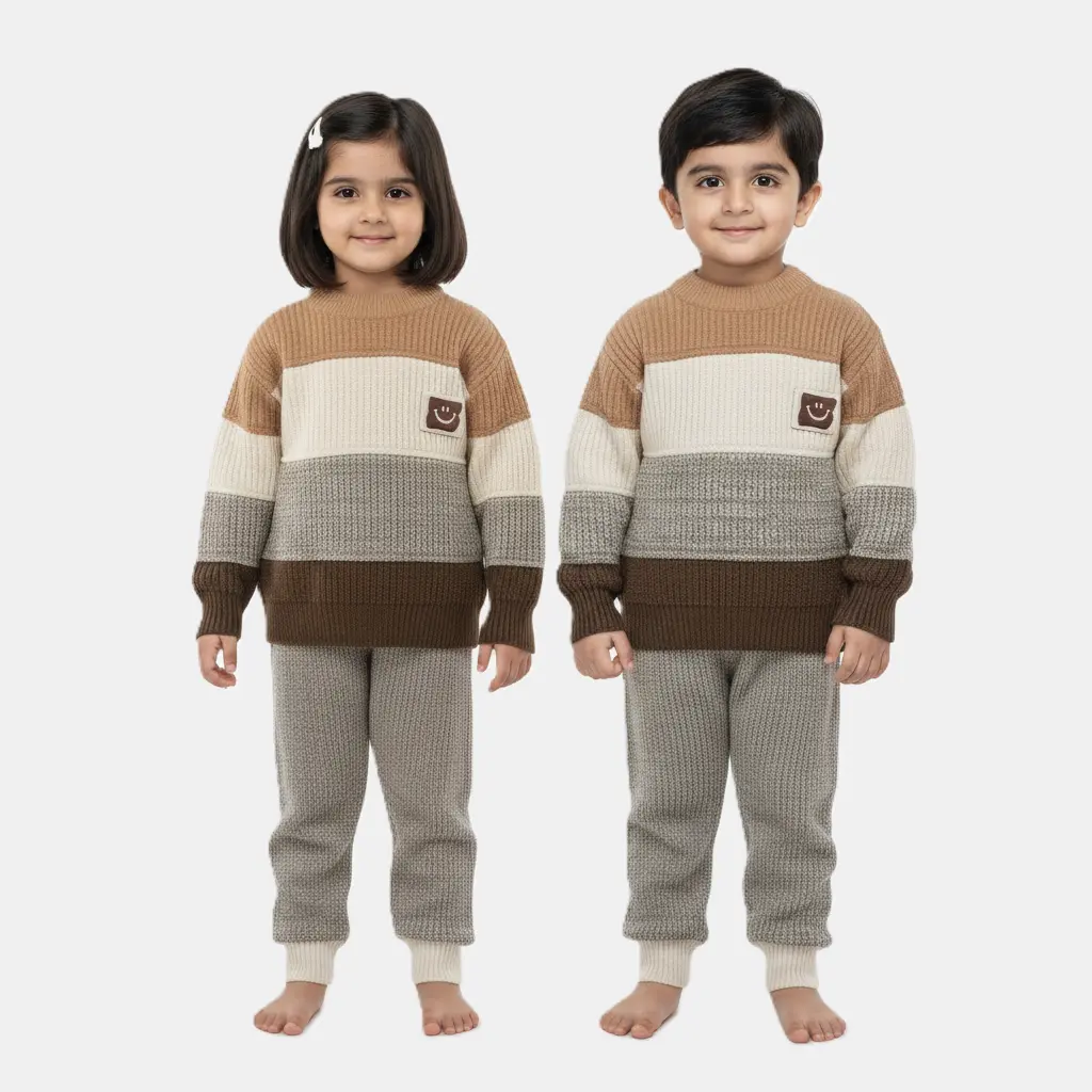 unisex sweater suit 4 colors block