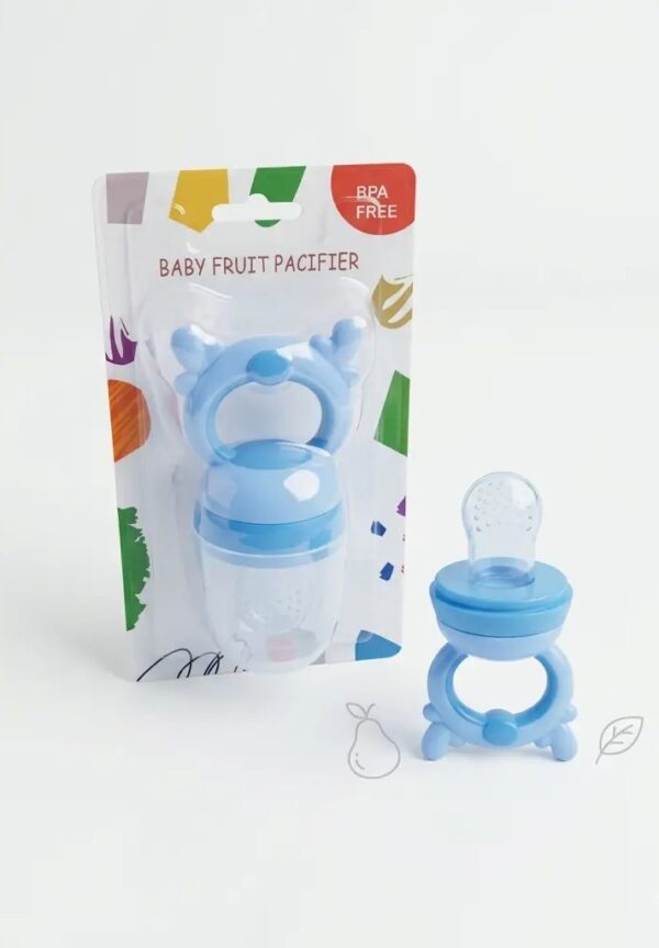 Baby Fruit Feeder Pacifier – BPA Free Silicone - Imported blue