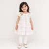 3 Pc Floral Dress Set Detachable Flower Brooch main photo