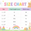 3 Pc Polka Dot Dress Denim Jacket Frock and Tights 12M to 5Y size chart size guide