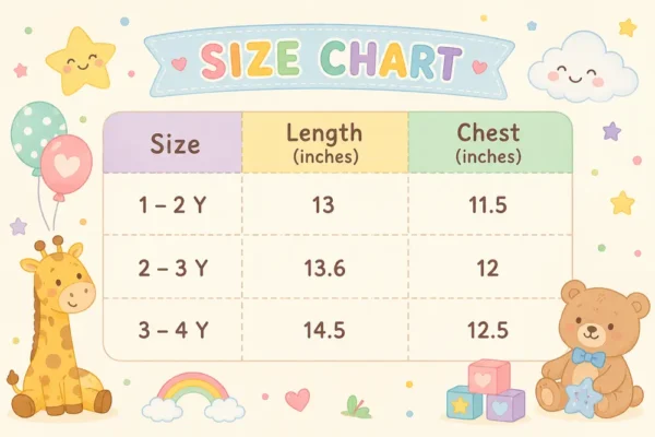 Baby Boys Brown Dino Print Polo Imported T Shirt 1 to 3Y size chart size guide