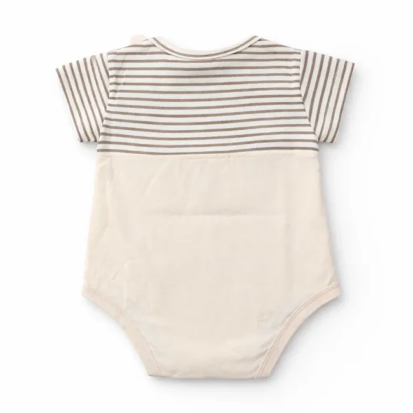 Baby Dog Print Romper Bodysuit Set Imported 6 to 24M how it looks back