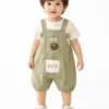 Bear Print Dungaree Set & T-Shirt - Imported - 6 - 24M main photo