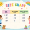 Beige Polka Dot Flower Dungaree Set Imported 6 to 24M size chart size guide