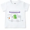 Dinosaur Truck Imported T Shirt Cargo Shorts 1 to 5Y how it looks shirt