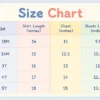 Dinosaur Truck Imported T Shirt Cargo Shorts 1 to 5Y size chart size guide
