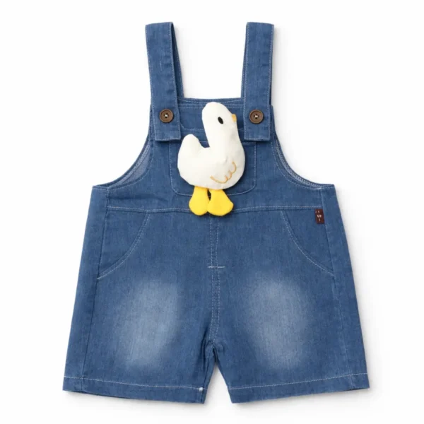 Duck Denim Dungaree Romper Set Imported s-2xl how it looks romper