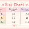 Elephant Print T Shirt and Dungaree 2 Piece Imported 1 to 4Y size chart size guide