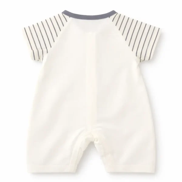 Essen Alle Cotton Romper Imported Pockets Bodysuit 0 to 18M back