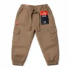 EziFit Cargo Pants Camel Stretchable Diaper Friendly 0 to 24M