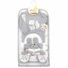 IKG Newborn Baby 10 Piece Gift Set Cotton Full Sleeve 4 colors all grey