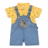 Imported 2 Piece Elephant Denim Dungaree Set 6M to 3Y