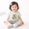 Imported Bunny Afternoon Tea T Shirt and Shorts 1 to 4Y how it looks