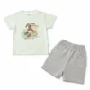 Imported Bunny Afternoon Tea T Shirt and Shorts 1 to 4Y pair