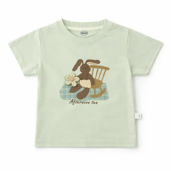 Imported Bunny Afternoon Tea T Shirt and Shorts 1 to 4Y shirt