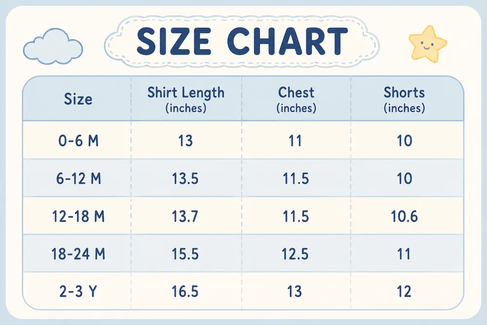 AM Dinosaur Grey Polo Shirt Suspender Shorts 0 to 3Y size chart size guide