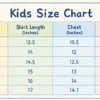 Boys Denim Shirt & Shorts Summer Coord Set 6M to 6Y size chart and guide
