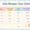 Dinosaur T Shirt & Denim Dungaree Shorts for Boys 1 to 5Y size chart size guide