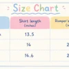 Imported 2 Piece Bear Print Dungaree Romper Set 6M to 3Y size chart size guide