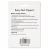 Imported Animal Shaped Nail Clippers for Kids packet back side