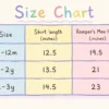 Imported Bear Dungaree & White T Shirt Set 6M to 3Y size chart size guide