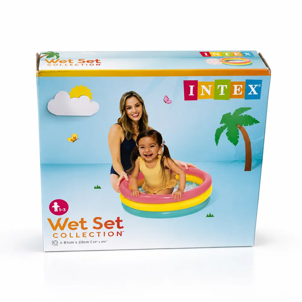 Intex Inflatable Baby Pool Toy for Kids by Wet Set