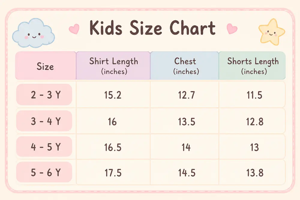 MT Dinosaur Printed 3 Piece Casual Outfit for Boys 2 to 6Y SIZE CHART SIZE GUIDE