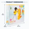 Wet Set Intex Inflatable Dinosaur Punching Bag Toy for Kids dimensions