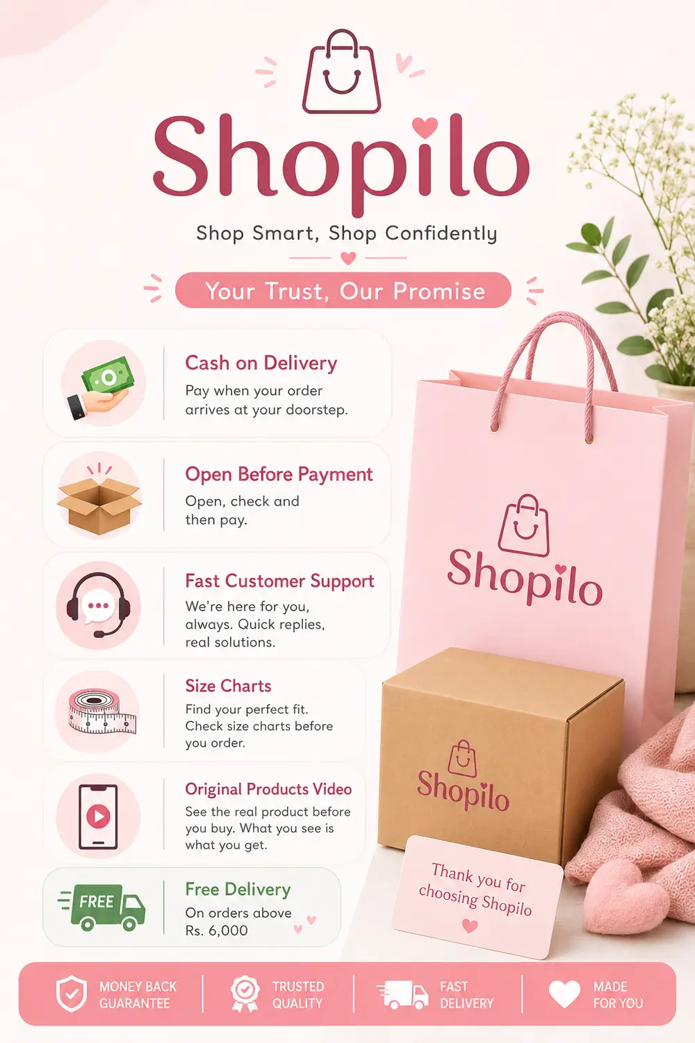 shopilo.io banner main hero image cod allowed to open before payment etc
